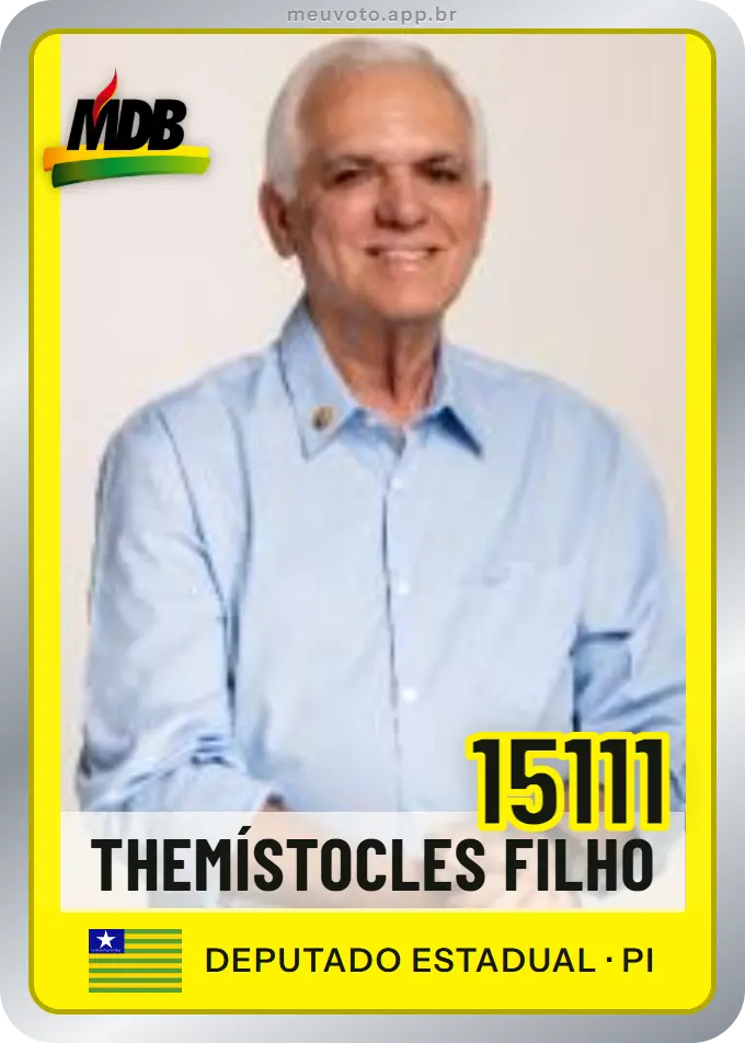 Carta de Themístocles Filho, número 15111, MDB
