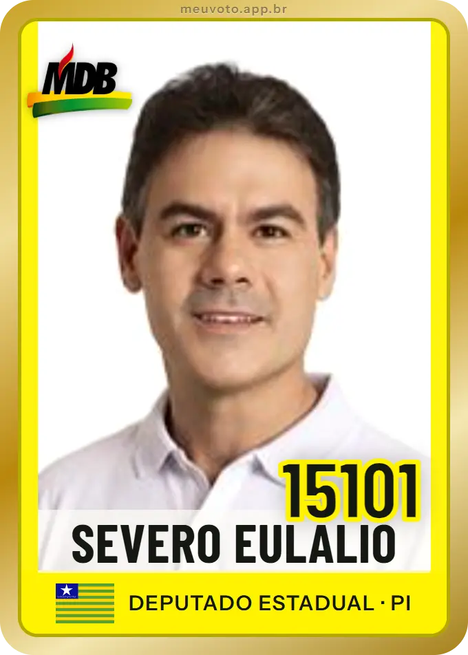 Carta de Severo Eulálio, número 15101, MDB