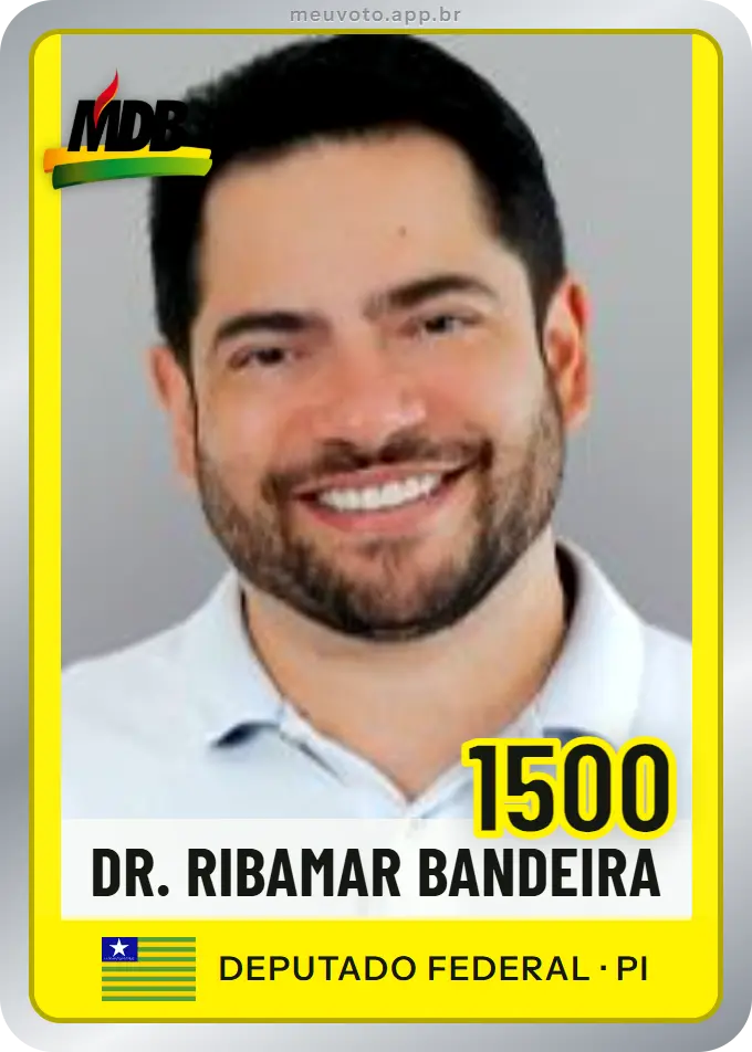 Carta de Dr. Ribamar Bandeira, número 1500, MDB