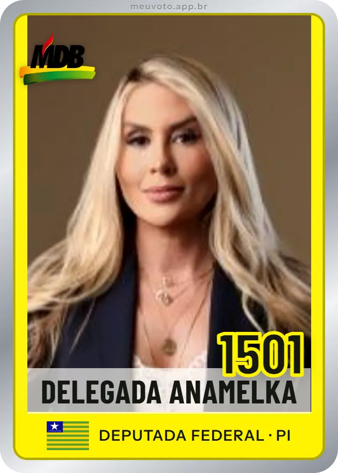 Carta de Delegada Anamelka, número 1501, MDB