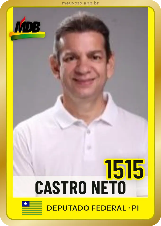 Carta de Castro Neto, número 1515, MDB