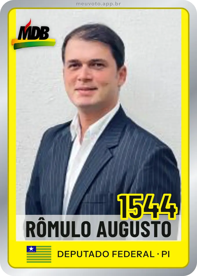 Carta de Rômulo Augusto, número 1544, MDB