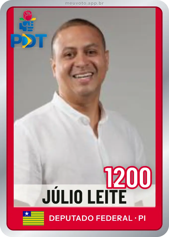 Carta de Júlio Leite, número 1200, PDT