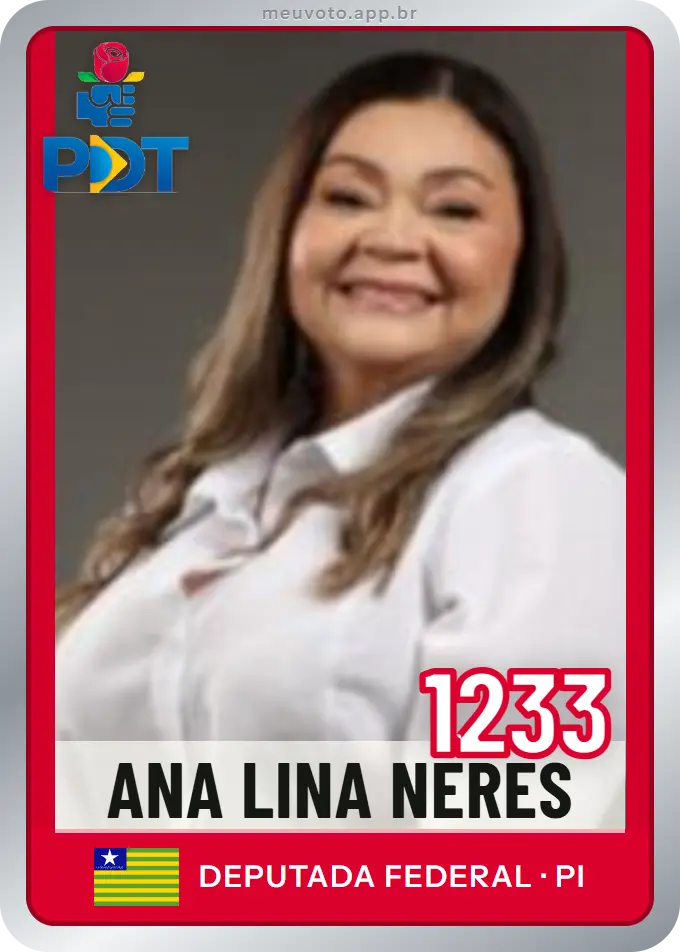 Carta de Ana Lina Neres, número 1233, PDT