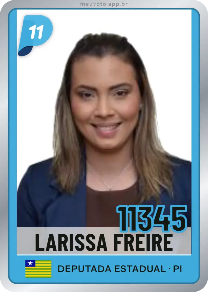 Carta de Larissa Freire, número 11345, PP
