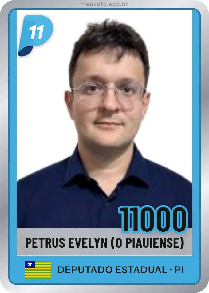 Carta de Petrus Evelyn (o Piauiense), número 11000, PP