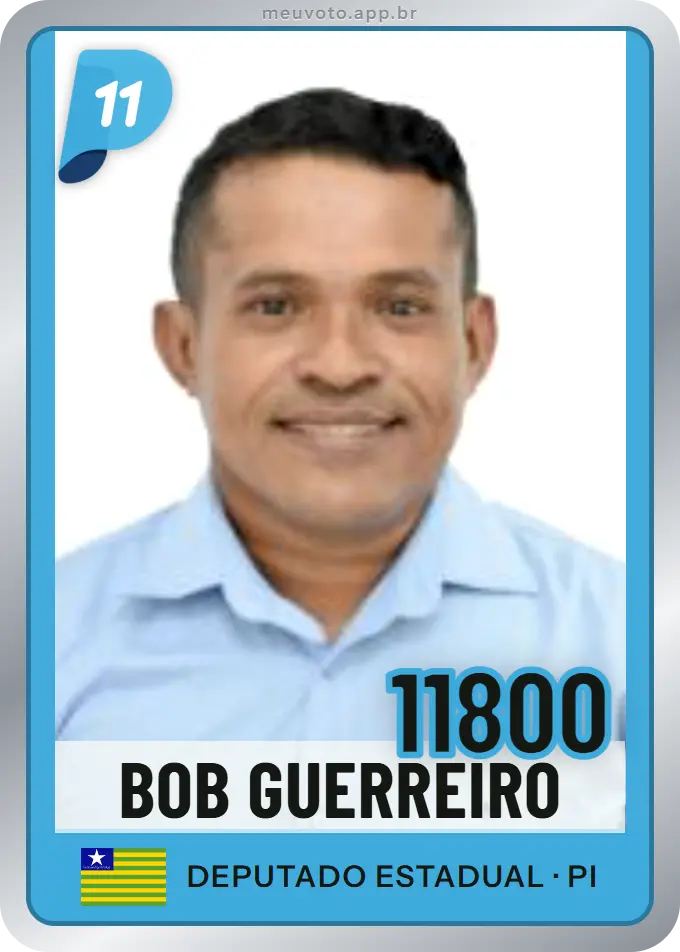 Carta de Bob Guerreiro, número 11800, PP
