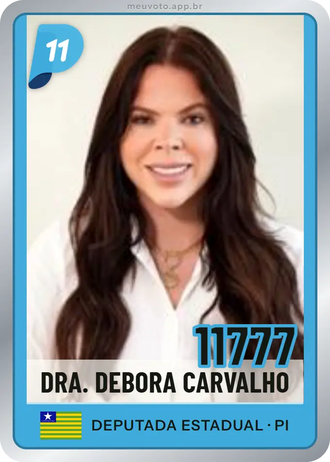 Carta de Dra. Debora Carvalho, número 11777, PP