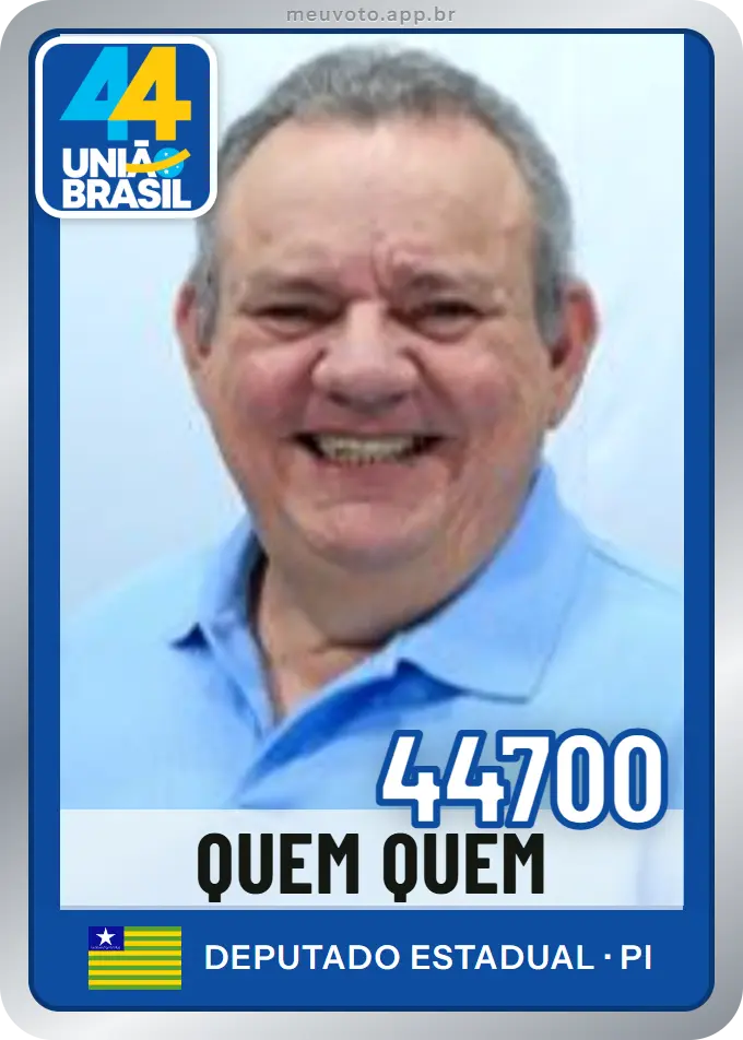 Carta de Quem Quem, número 44700, União
