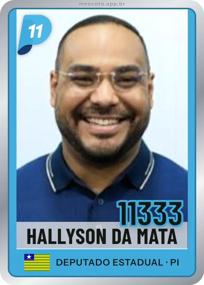 Carta de Hallyson da Mata, número 11333, PP