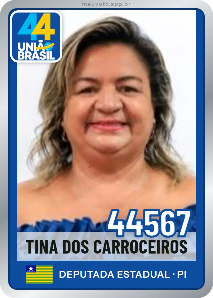 Carta de Tina dos Carroceiros, número 44567, União