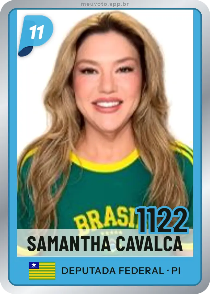 Carta de Samantha Cavalca, número 1122, PP