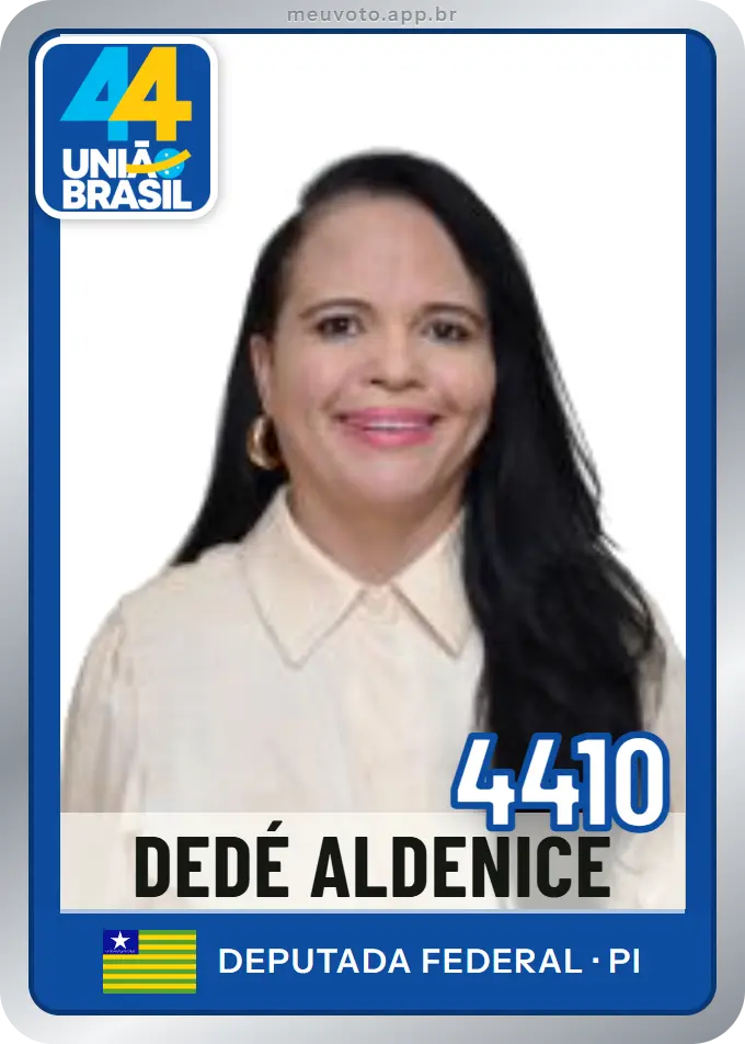 Carta de Dedé Aldenice, número 4410, União