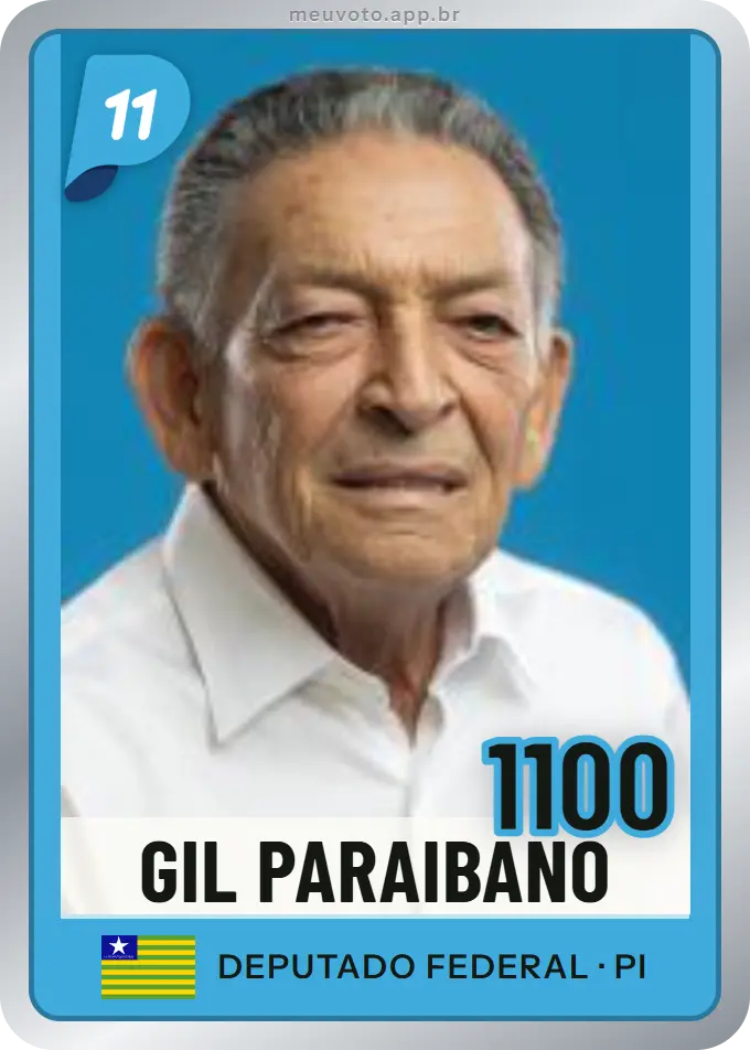 Carta de Gil Paraibano, número 1100, PP