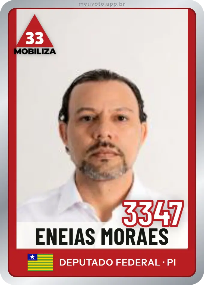 Carta de Eneias Moraes, número 3347, Mobiliza