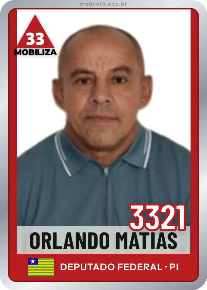Carta de Orlando Matias, número 3321, Mobiliza