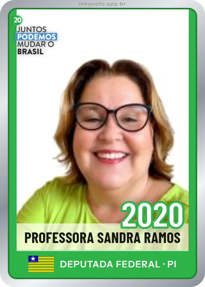 Carta de Professora Sandra Ramos, número 2020, Podemos