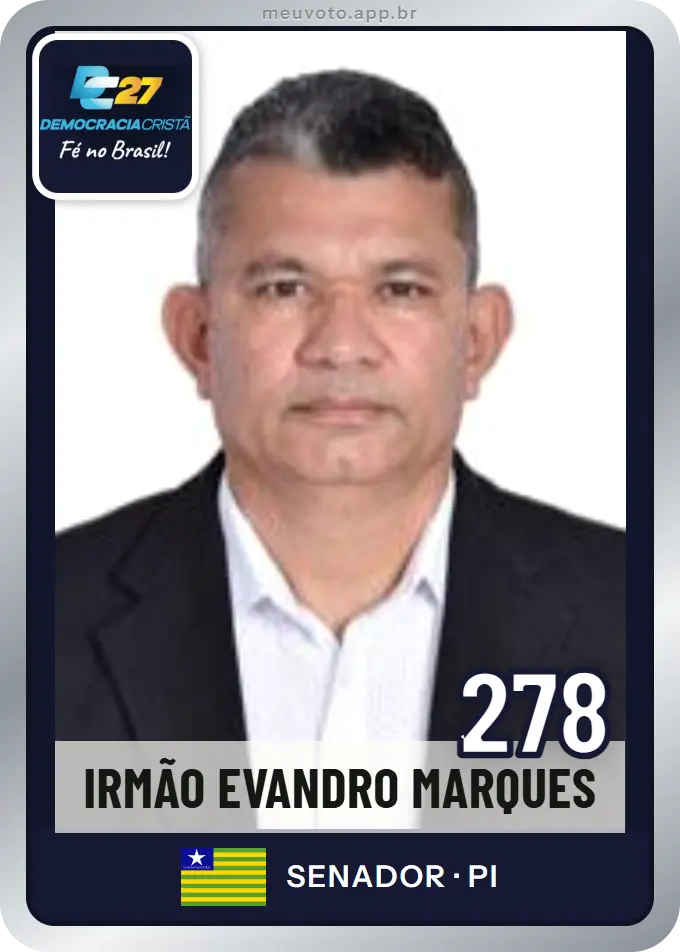 Carta de Irmão Evandro Marques, número 278, DC