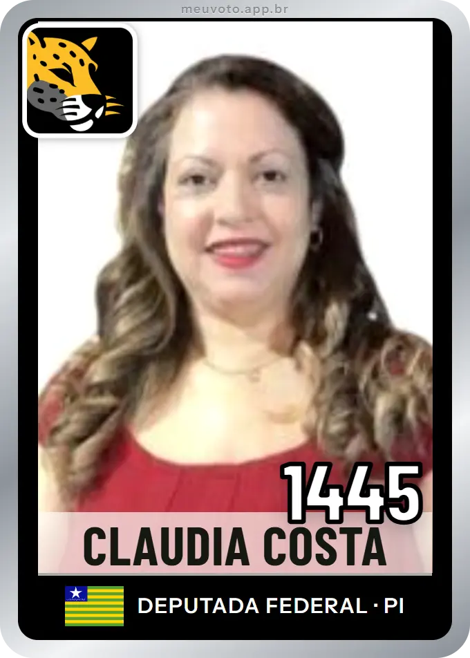Carta de Claudia Costa, número 1445, Missão
