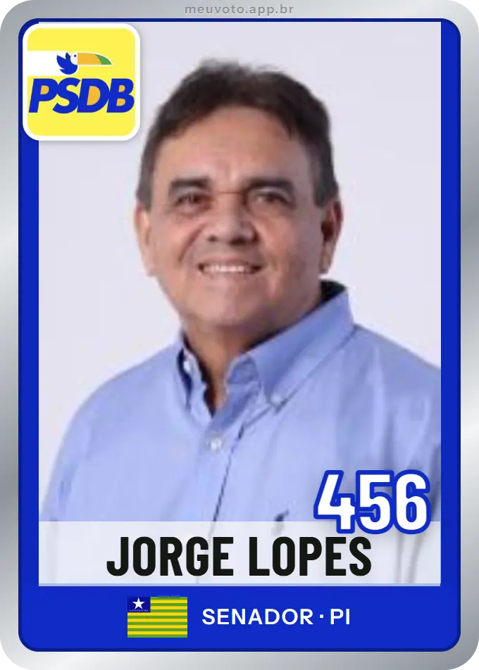 Carta de Jorge Lopes, número 456, PSDB
