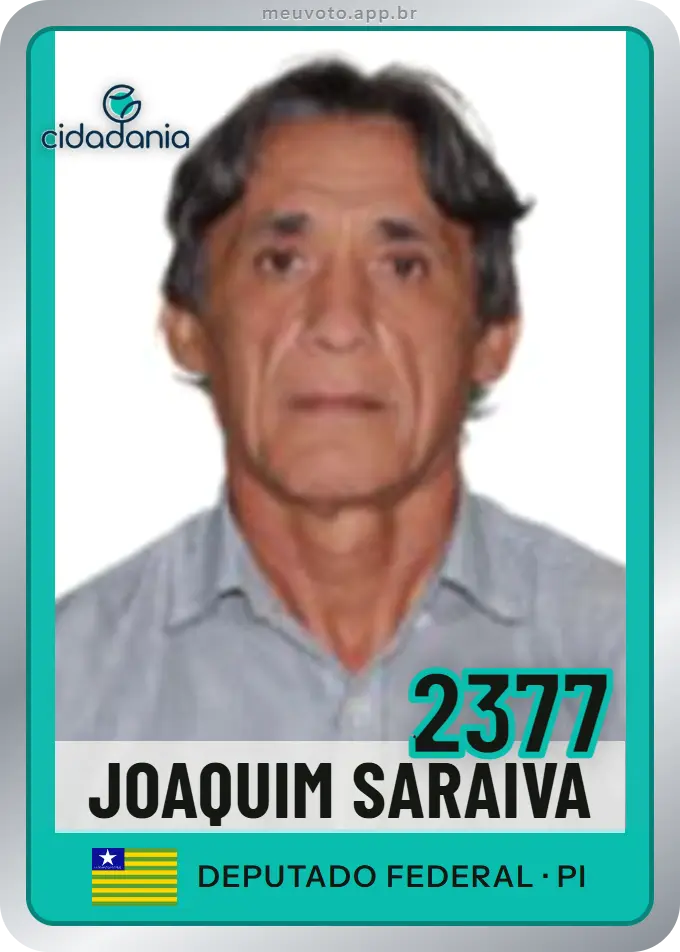 Carta de Joaquim Saraiva, número 2377, Cidadania
