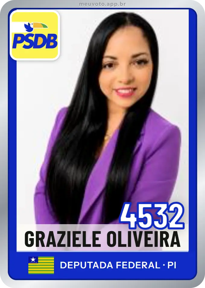 Carta de Graziele Oliveira, número 4532, PSDB