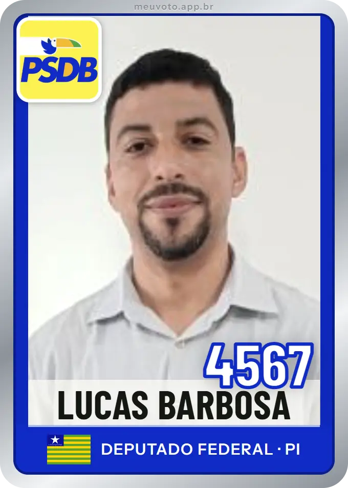 Carta de Lucas Barbosa, número 4567, PSDB