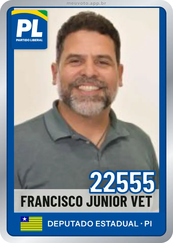 Carta de Francisco Junior Vet, número 22555, PL