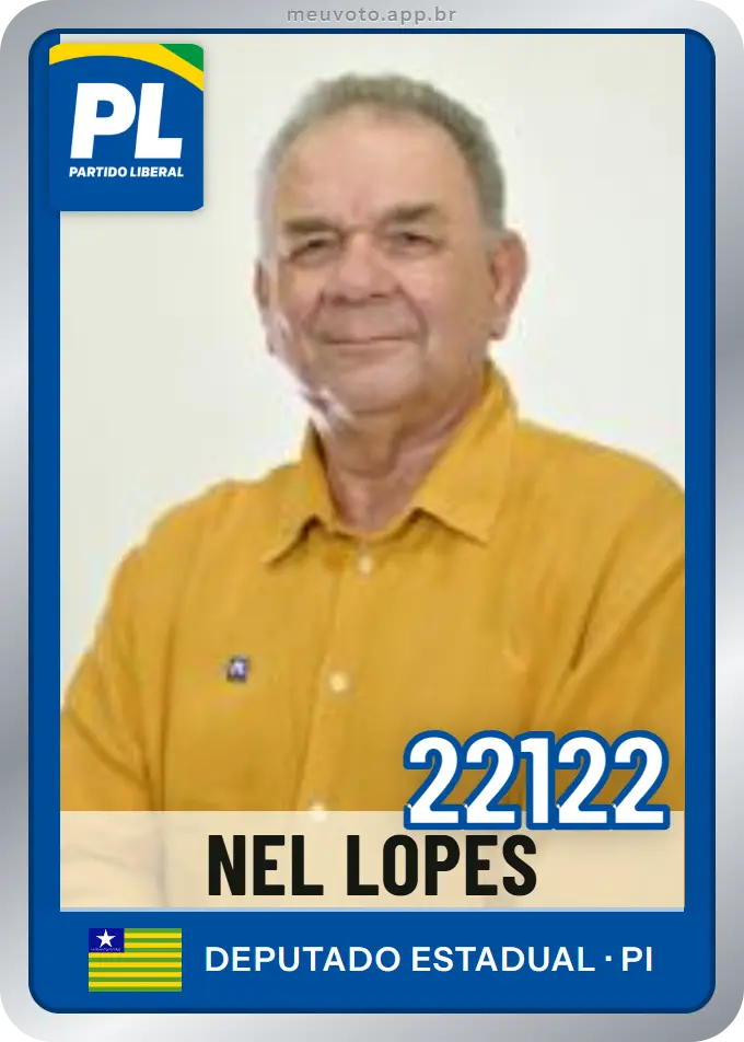 Carta de Nel Lopes, número 22122, PL