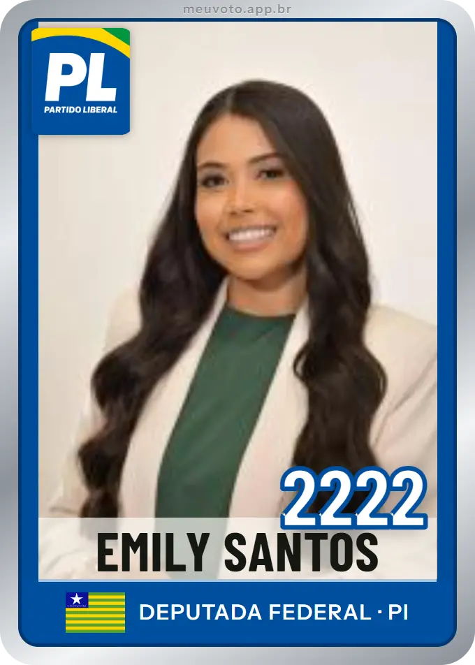 Carta de Emily Santos, número 2222, PL