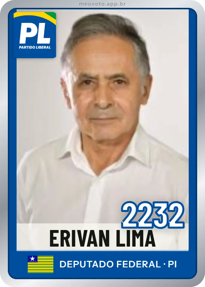 Carta de Erivan Lima, número 2232, PL