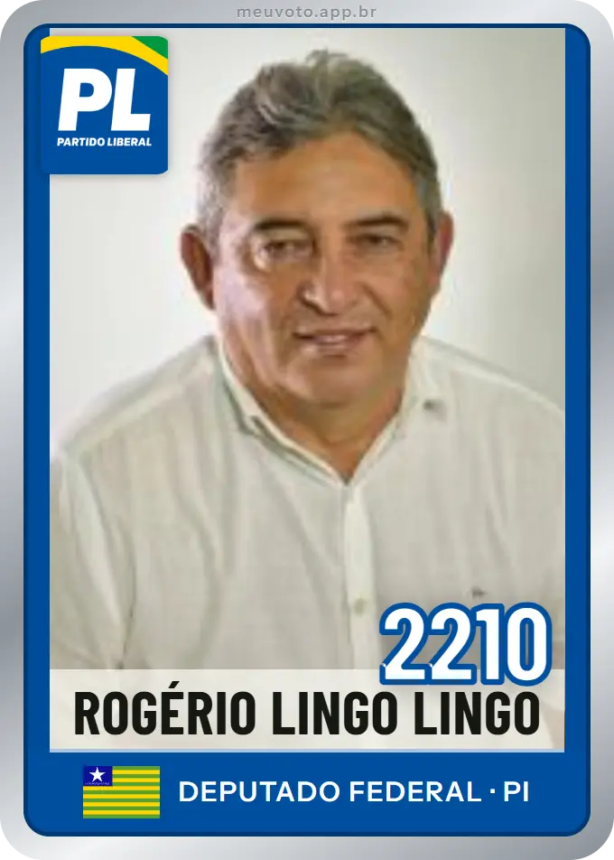 Carta de Rogério Lingo Lingo, número 2210, PL