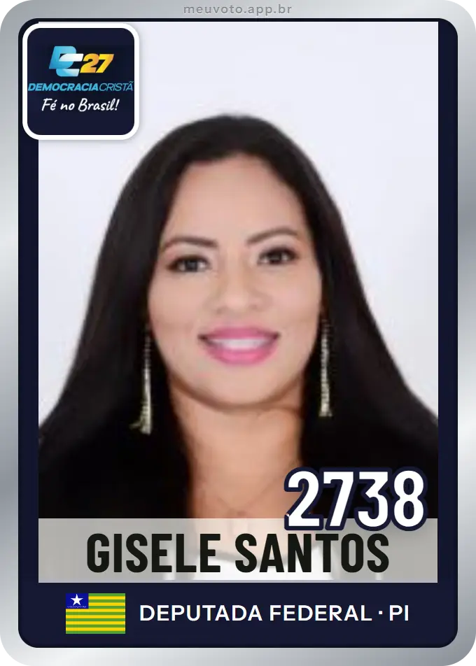 Carta de Gisele Santos, número 2738, DC