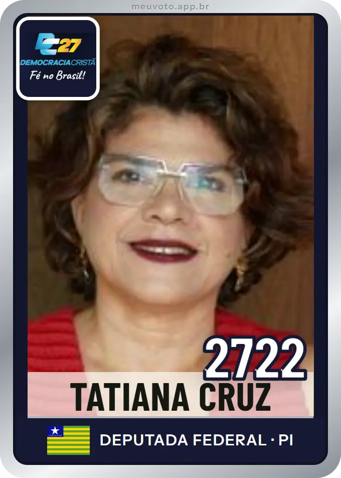 Carta de Tatiana Cruz, número 2722, DC