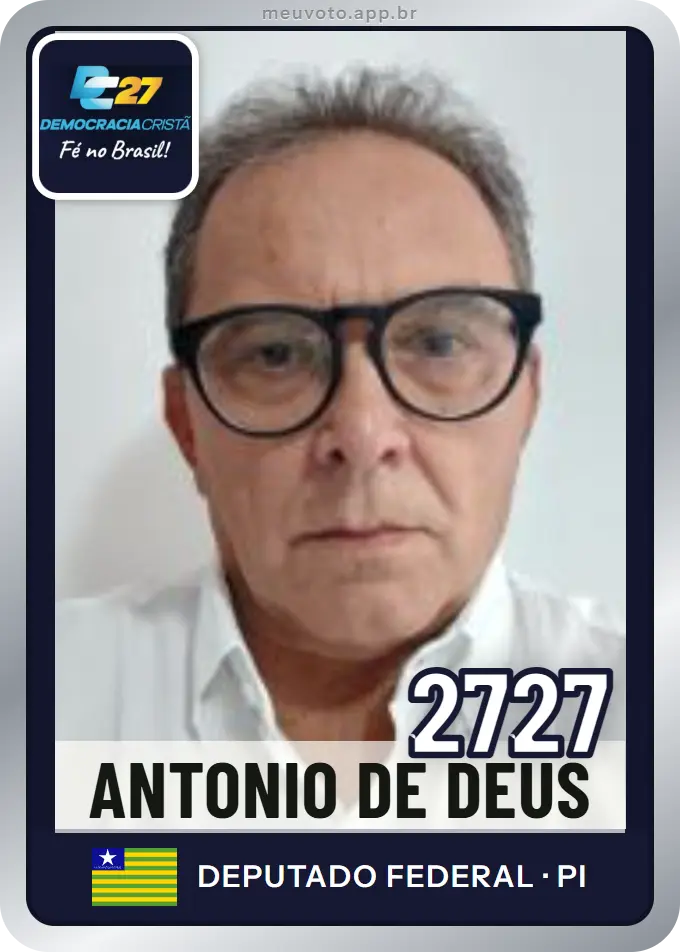 Carta de Antonio de Deus, número 2727, DC