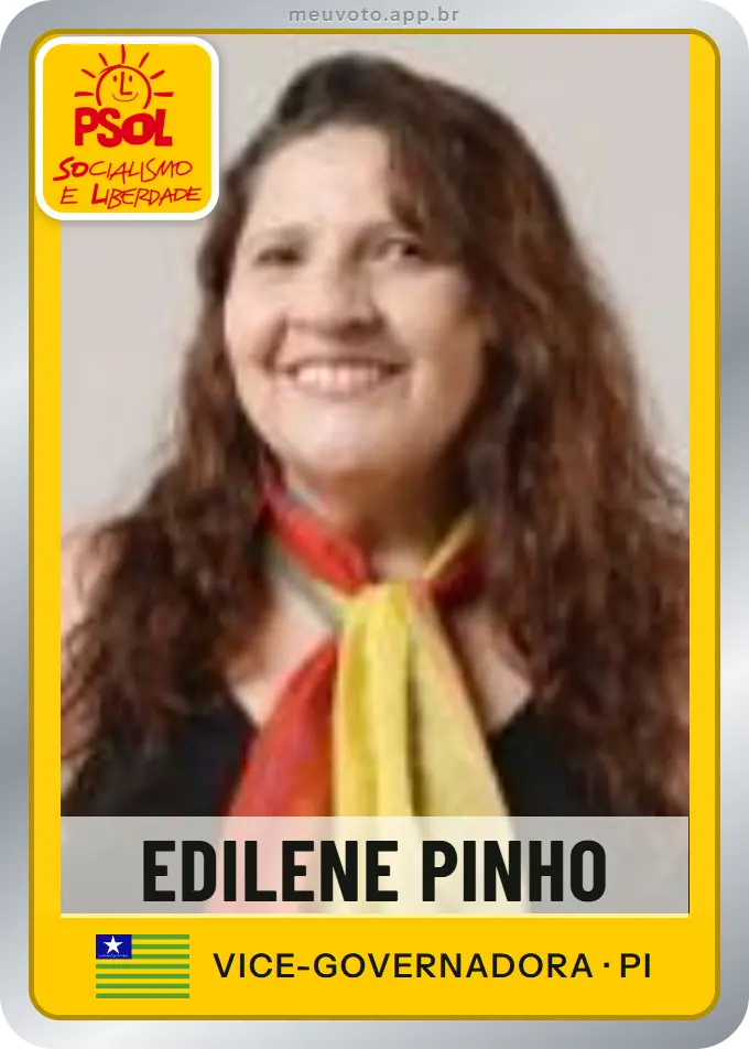 Carta de Edilene Pinho, PSOL