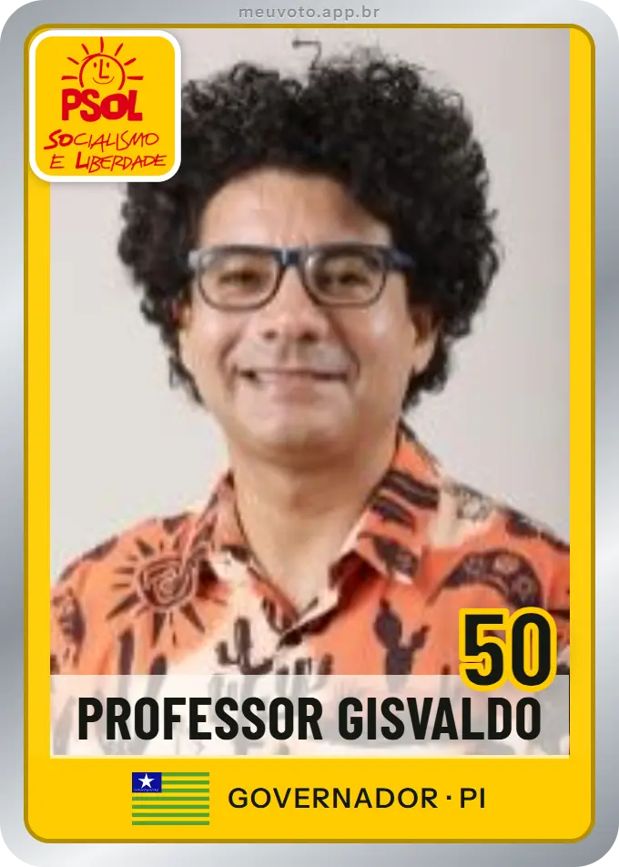 Carta de Professor Gisvaldo, número 50, PSOL