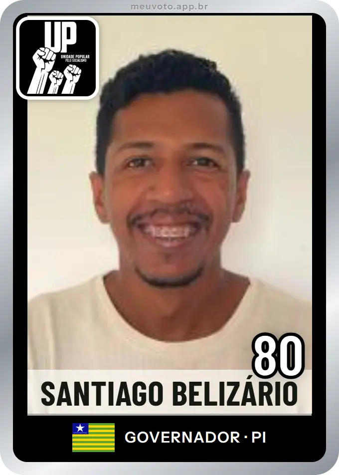 Carta de Santiago Belizário, número 80, UP