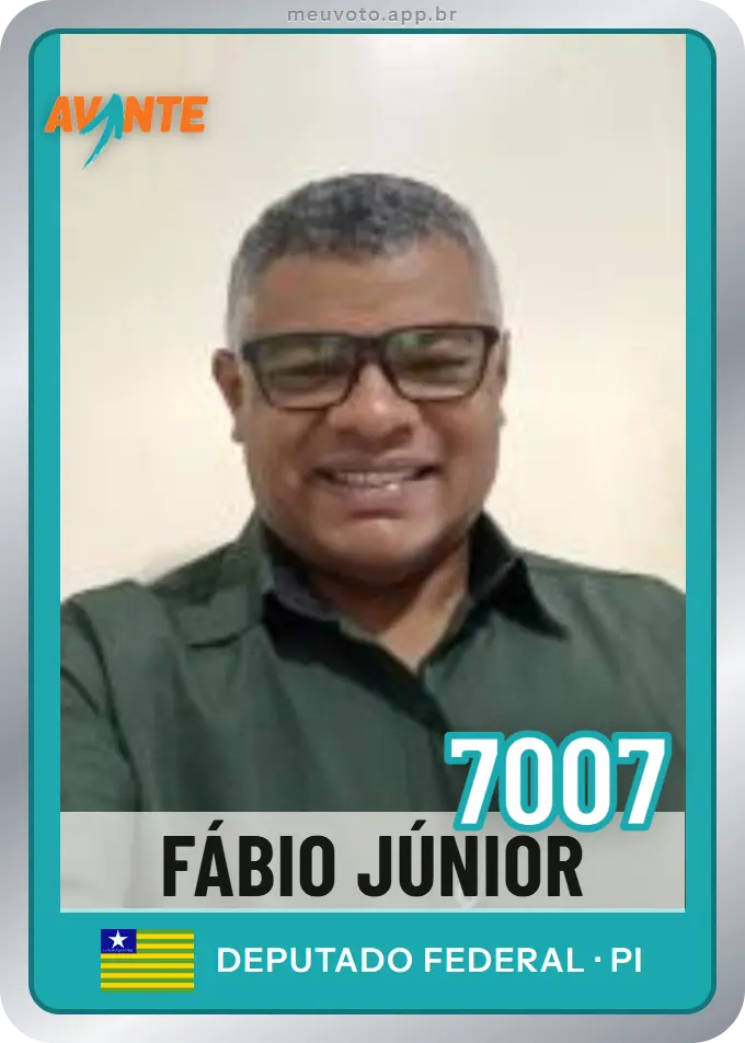 Carta de Fábio Júnior, número 7007, Avante