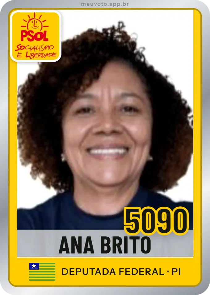 Carta de Ana Brito, número 5090, PSOL