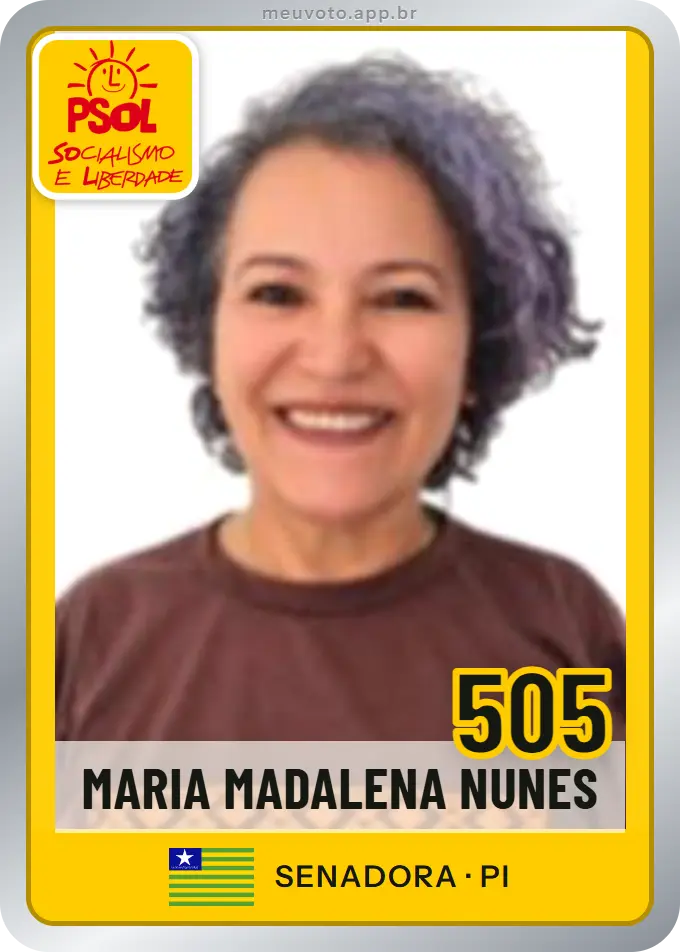 Carta de Maria Madalena Nunes, número 505, PSOL