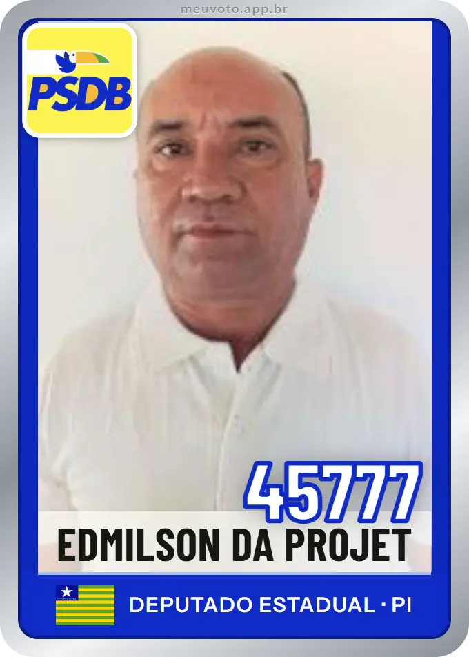 Carta de Edmilson da Projet, número 45777, PSDB
