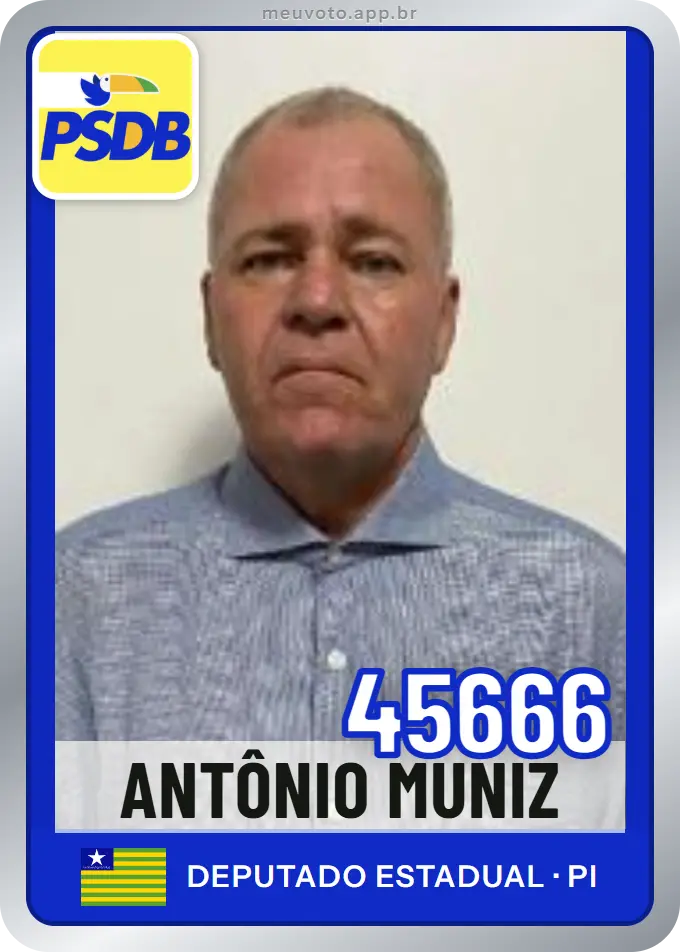 Carta de Antônio Muniz, número 45666, PSDB