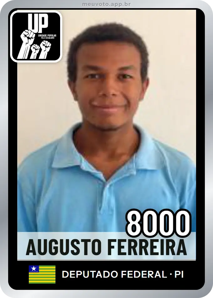 Carta de Augusto Ferreira, número 8000, UP