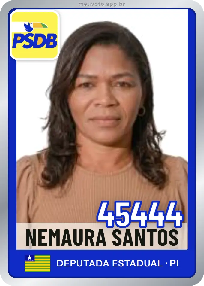 Carta de Nemaura Santos, número 45444, PSDB