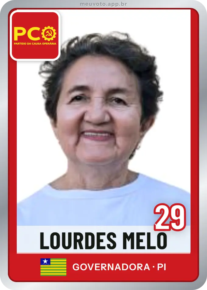 Carta de Lourdes Melo, número 29, PCO