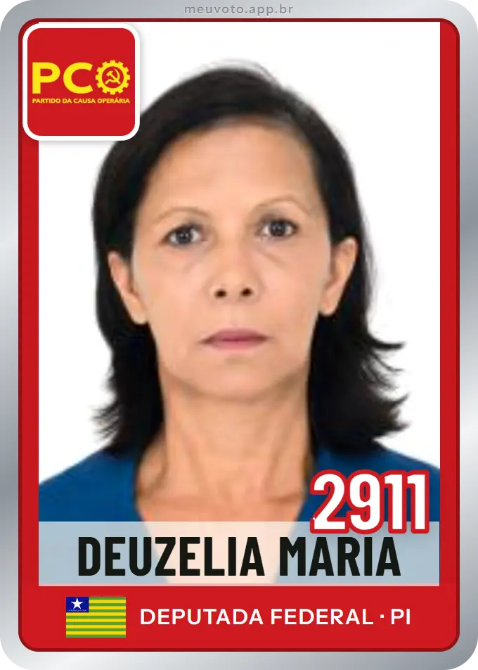 Carta de Deuzelia Maria, número 2911, PCO