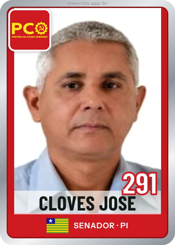 Carta de Cloves José, número 291, PCO