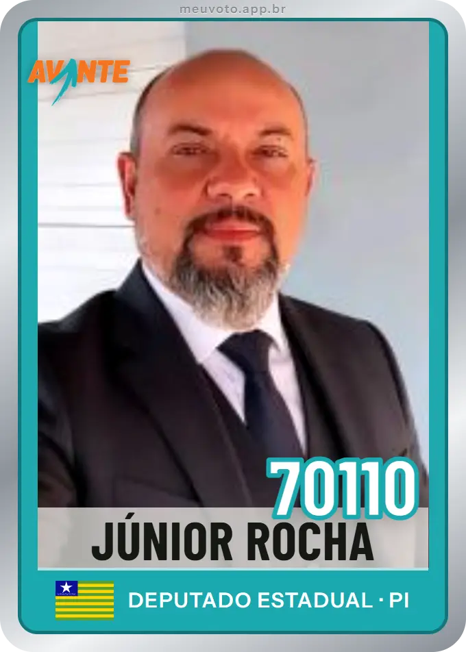 Carta de Júnior Rocha, número 70110, Avante