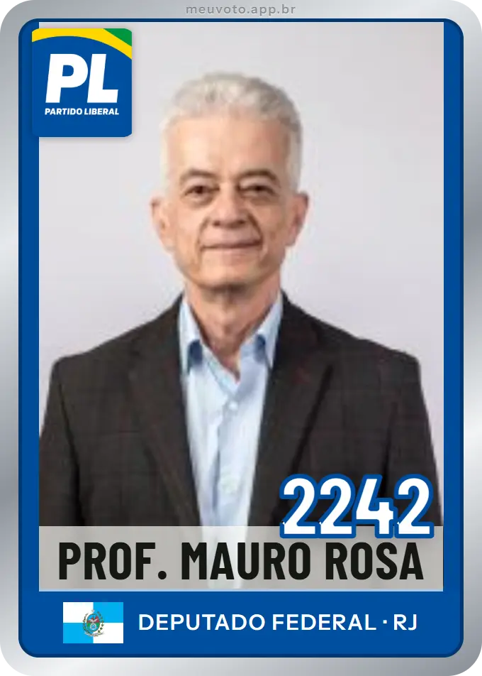 Carta de Prof. Mauro Rosa, número 2242, PL
